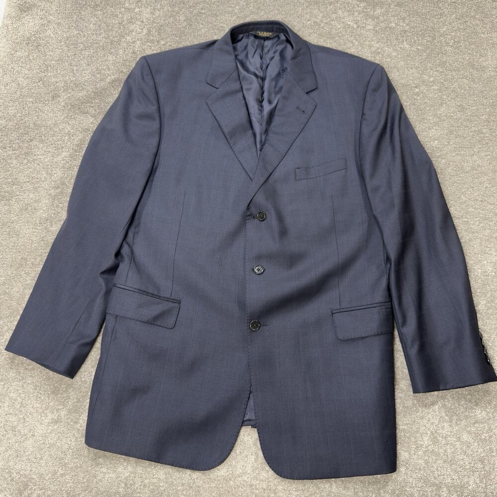 Jos A Bank Signature Gold Mitchell Mens 48L‎ Wool 3 Button Blazer Navy Business